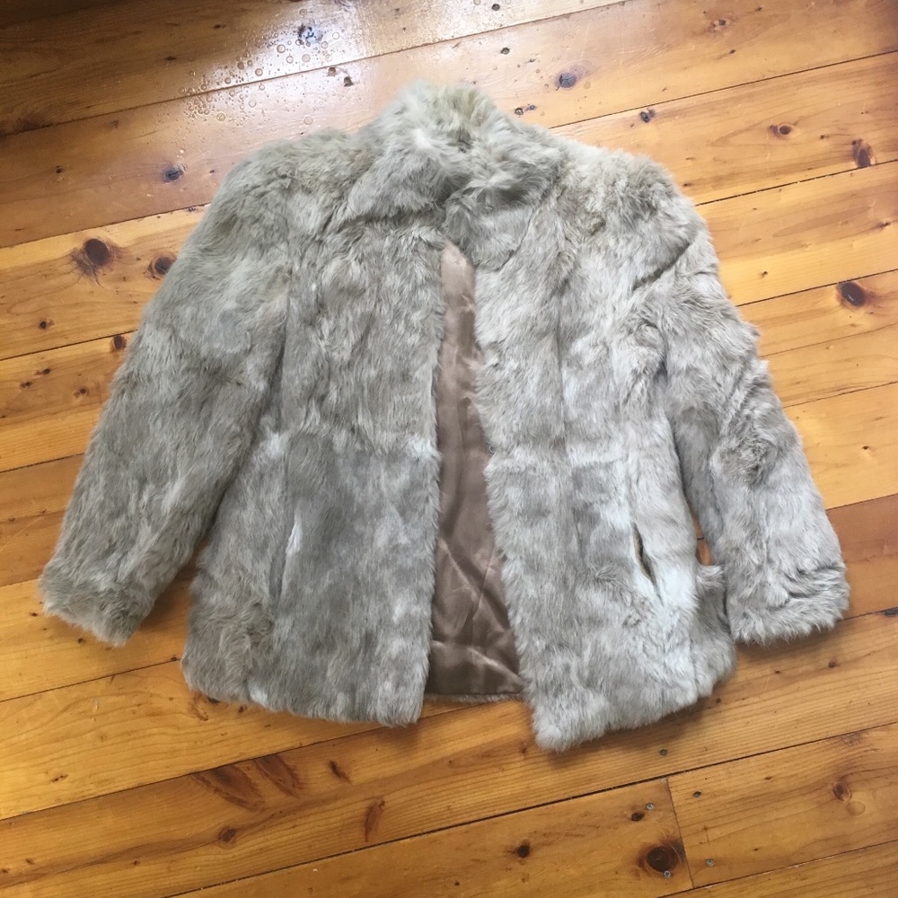 Vintage Rabbit Fur Coat